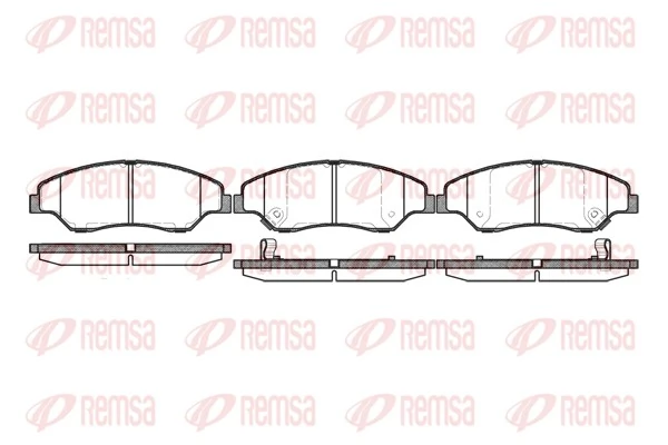 Brake Pad Set, disc brake 0739.02