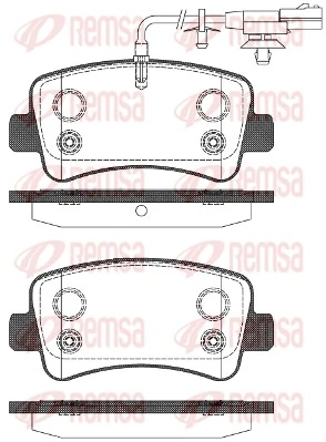 Brake Pad Set, disc brake 1439.11
