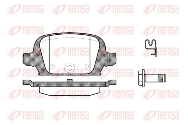 Brake Pad Set, disc brake 0835.02