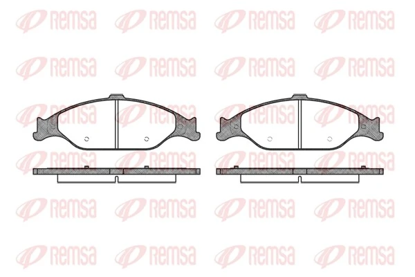 Brake Pad Set, disc brake 0760.00