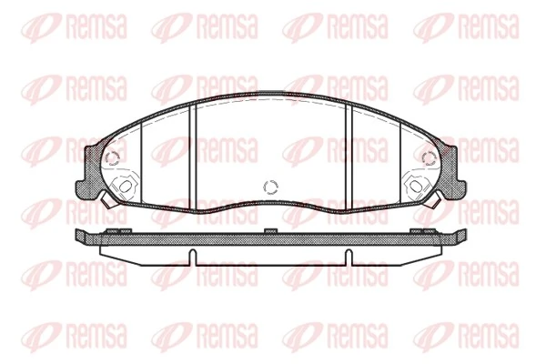 Brake Pad Set, disc brake 0955.08