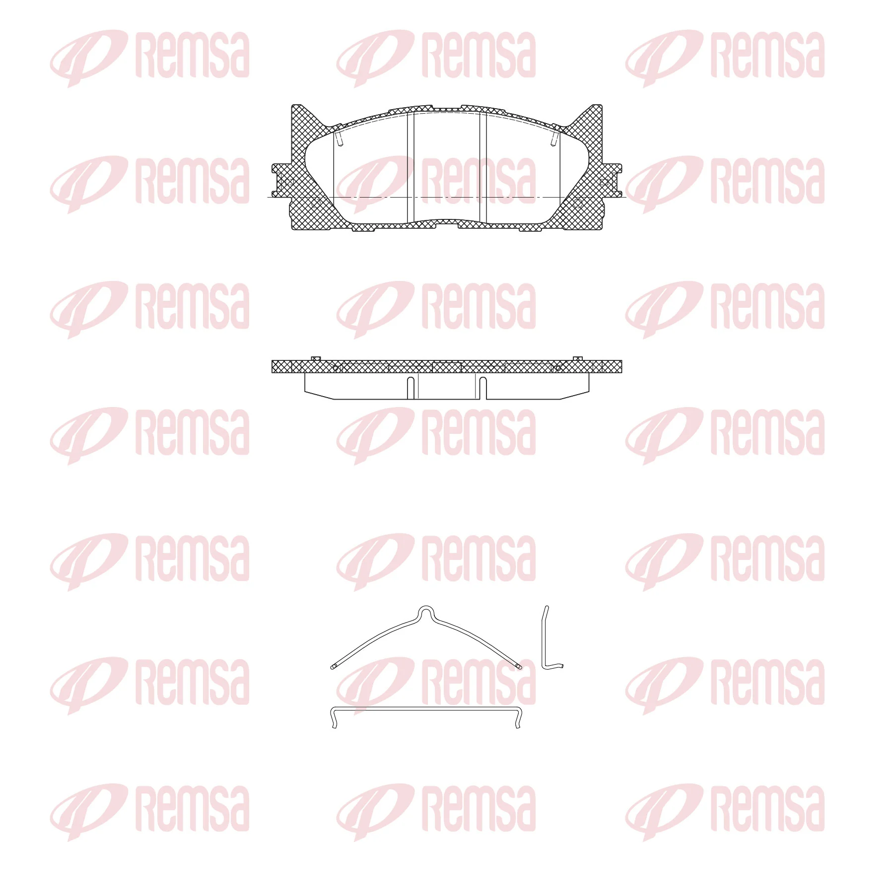 Brake Pad Set, disc brake 1233.00