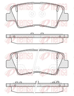 Brake Pad Set, disc brake 1362.52