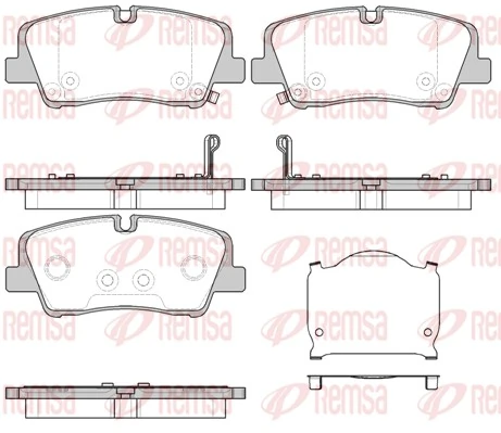 Brake Pad Set, disc brake 1687.00