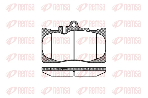 Brake Pad Set, disc brake 0890.00