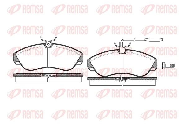 Brake Pad Set, disc brake 0487.02