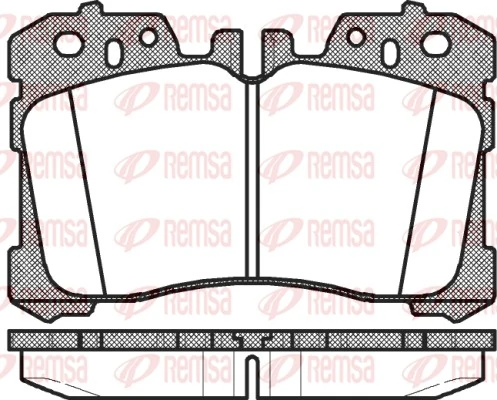 Brake Pad Set, disc brake 1320.00