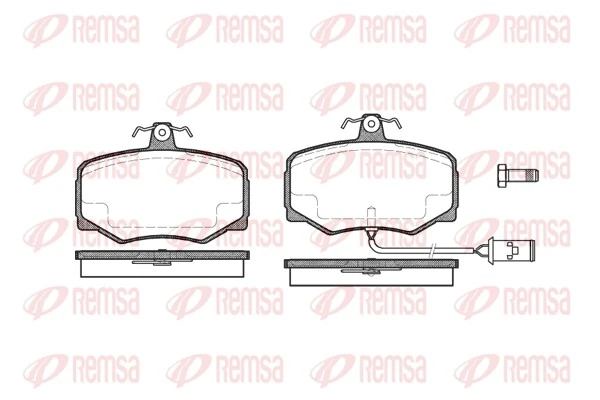 Brake Pad Set, disc brake 0246.02