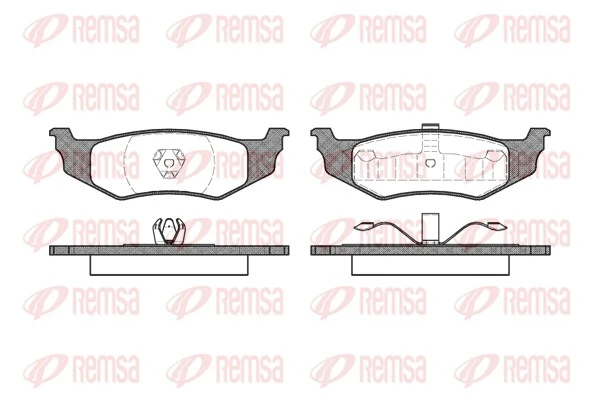 Brake Pad Set, disc brake 0482.00