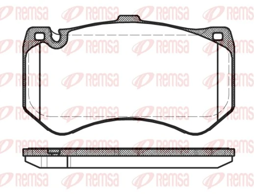 Brake Pad Set, disc brake 1455.00