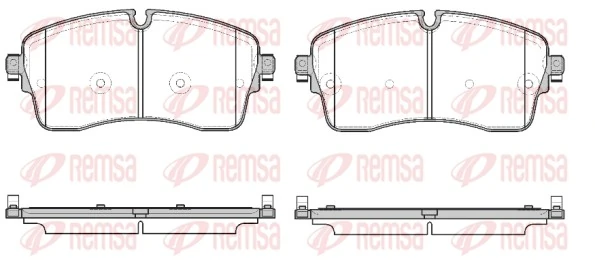 Brake Pad Set, disc brake 1815.00