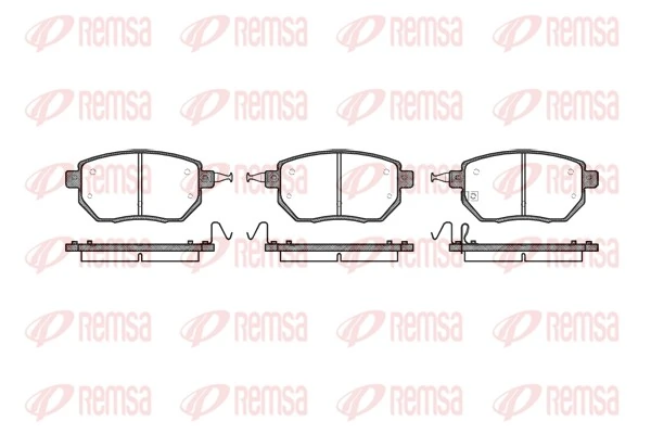 Brake Pad Set, disc brake 0985.02