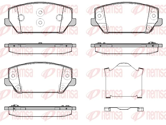 Brake Pad Set, disc brake 1809.02