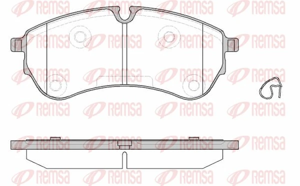 Brake Pad Set, disc brake 1830.00