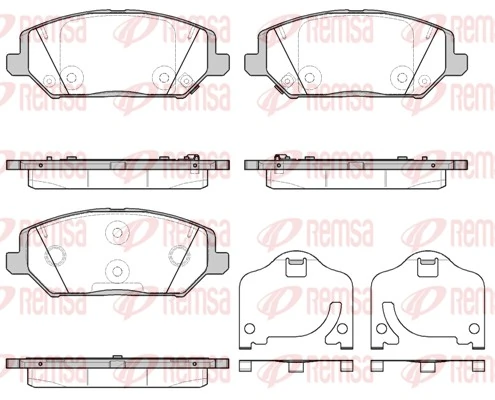 Brake Pad Set, disc brake 1783.02