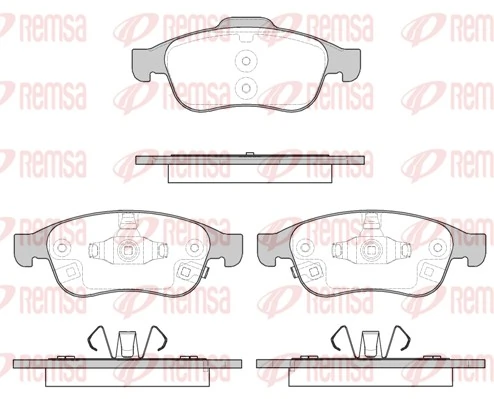 Brake Pad Set, disc brake 1248.12
