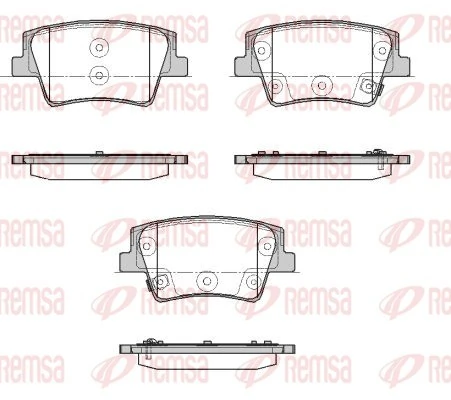 Brake Pad Set, disc brake 1935.02