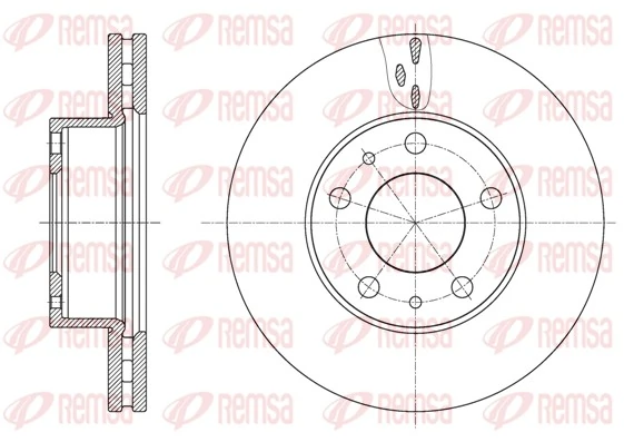 Brake Disc 61637.10