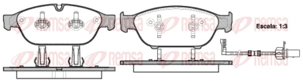 Brake Pad Set, disc brake 1441.02