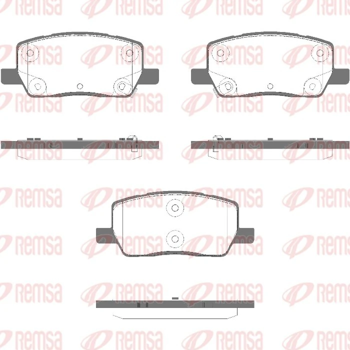 Brake Pad Set, disc brake 1969.02