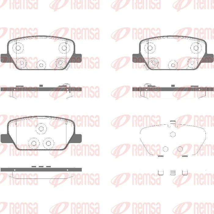 Brake Pad Set, disc brake 1911.02