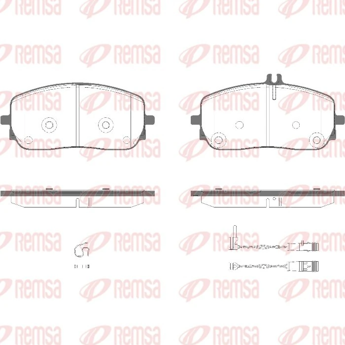 Brake Pad Set, disc brake 1826.02