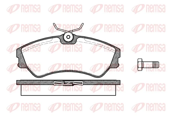 Brake Pad Set, disc brake 0383.00