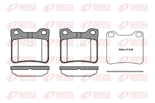Brake Pad Set, disc brake 0321.10