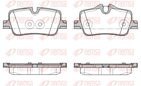 Brake Pad Set, disc brake 1873.00