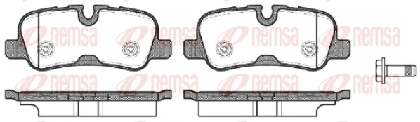 Brake Pad Set, disc brake 1159.10