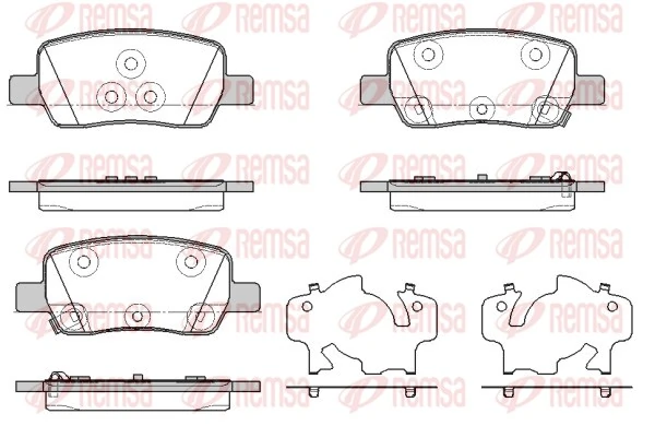 Brake Pad Set, disc brake 1942.02