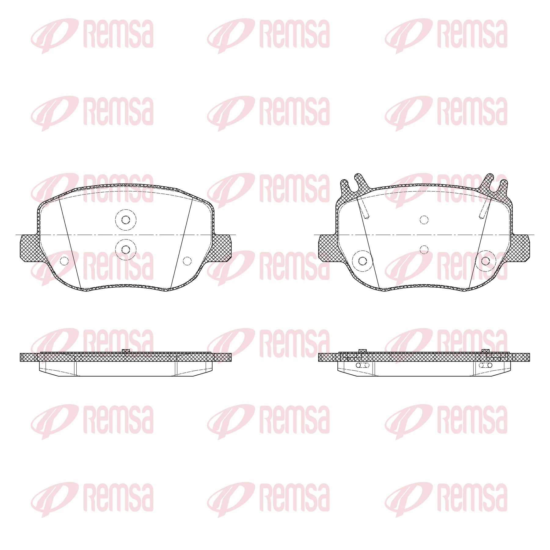 Brake Pad Set, disc brake X2020.00