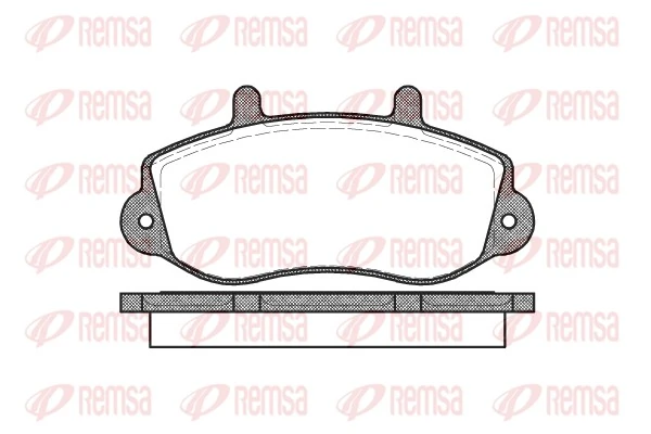 Brake Pad Set, disc brake 0677.00