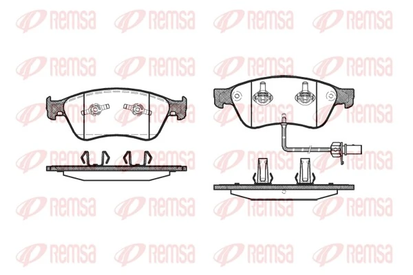Brake Pad Set, disc brake 1056.02
