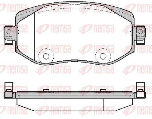 Brake Pad Set, disc brake 1724.08