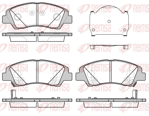 Brake Pad Set, disc brake 1583.02