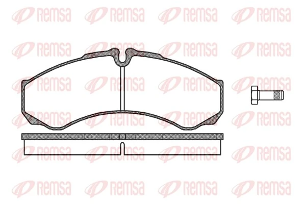Brake Pad Set, disc brake 0651.10