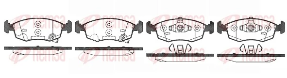 Brake Pad Set, disc brake 0172.50