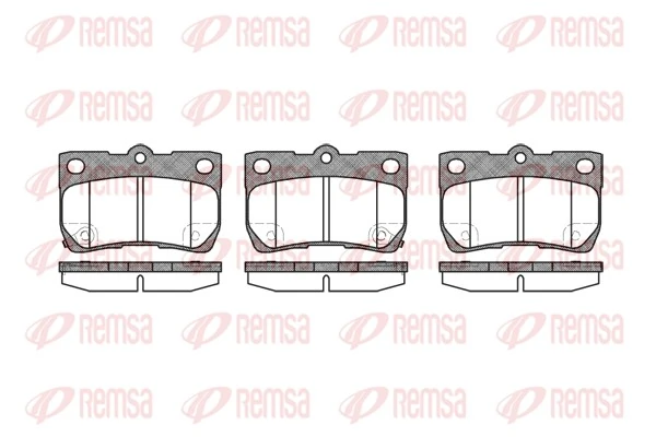 Brake Pad Set, disc brake 1181.02