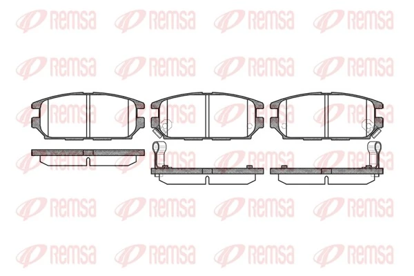 Brake Pad Set, disc brake 0356.12