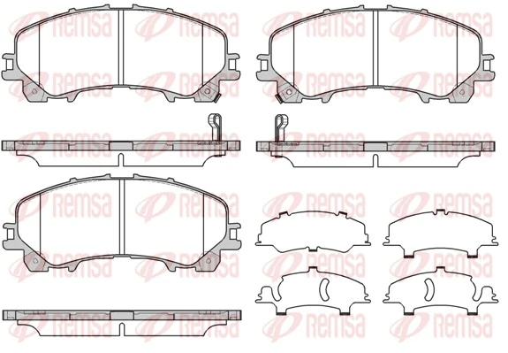 Brake Pad Set, disc brake 1407.12