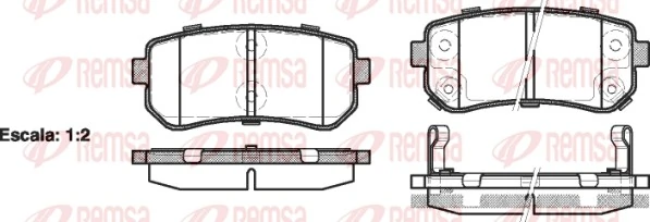 Brake Pad Set, disc brake 1209.02