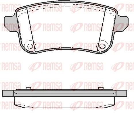 Brake Pad Set, disc brake 1387.10