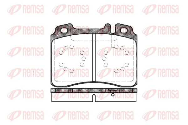Brake Pad Set, disc brake 0379.00