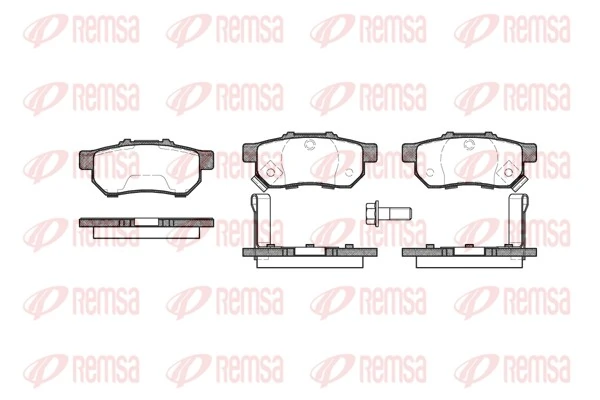 Brake Pad Set, disc brake 0233.52