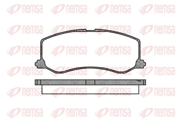 Brake Pad Set, disc brake 0410.00