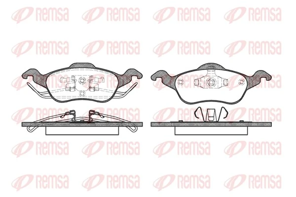 Brake Pad Set, disc brake 0691.00