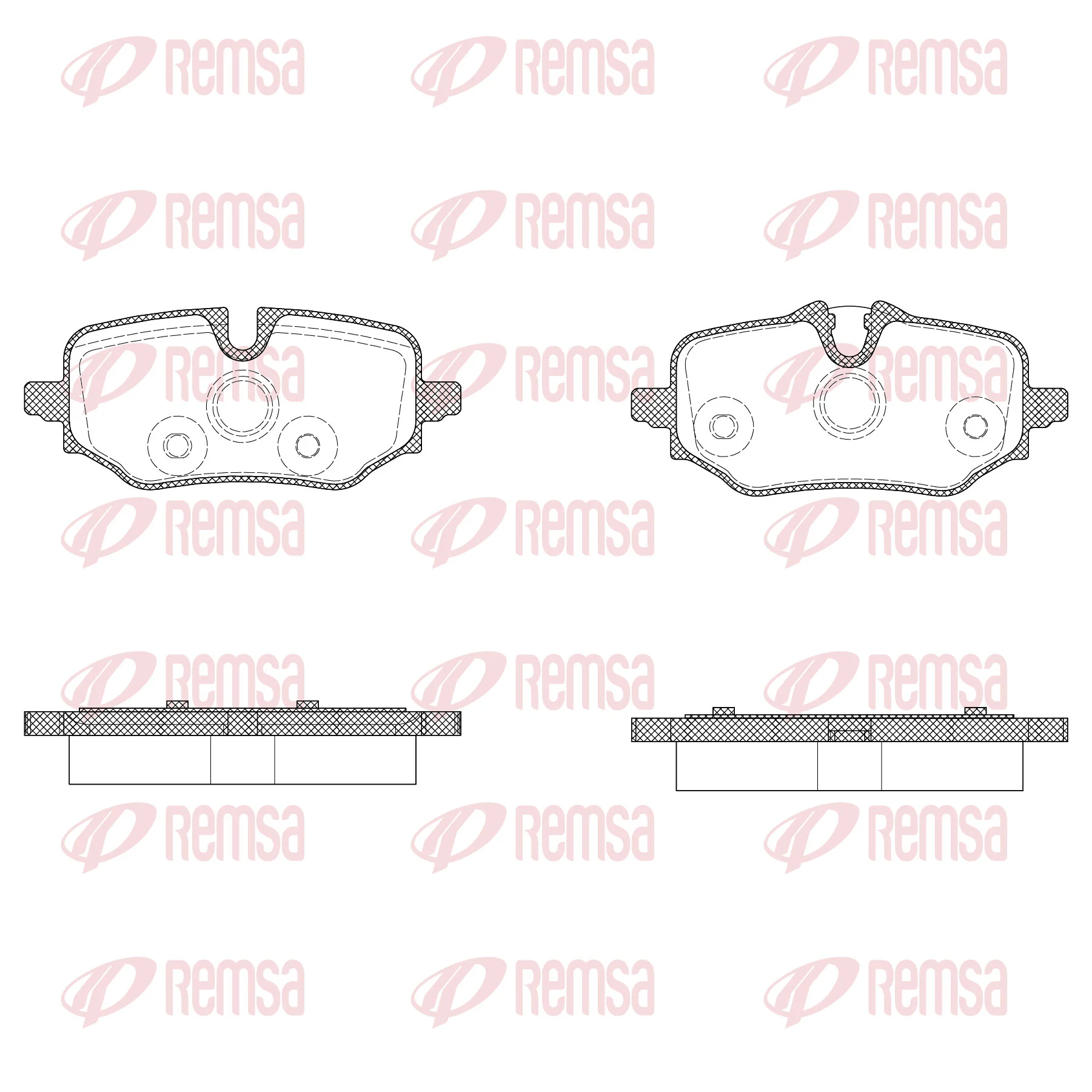 Brake Pad Set, disc brake X2013.00