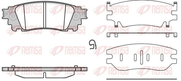 Brake Pad Set, disc brake 1636.00