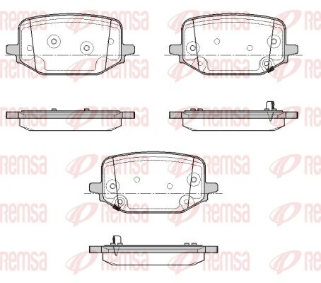 Brake Pad Set, disc brake 1933.02